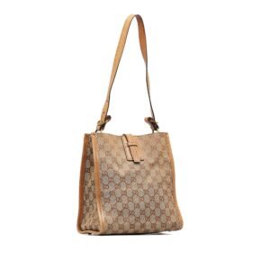 Gucci GG Canvas Shoulder Bag (SHG-q7WbKa) | AlmaBagz