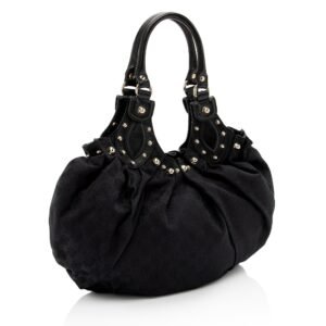 Gucci GG Canvas Studded Pelham Small Shoulder Bag (SHF-0I65Ea) | AlmaBagz