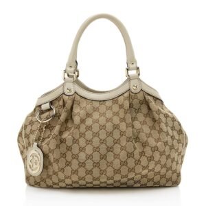 Gucci GG Canvas Sukey Medium Tote (SHF-12411) | AlmaBagz