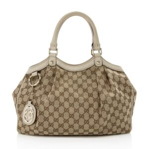 Gucci GG Canvas Sukey Medium Tote (SHF-13827) | AlmaBagz