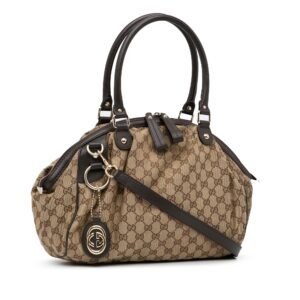 Gucci GG Canvas Sukey Satchel (SHG-OwA3vA) | AlmaBagz