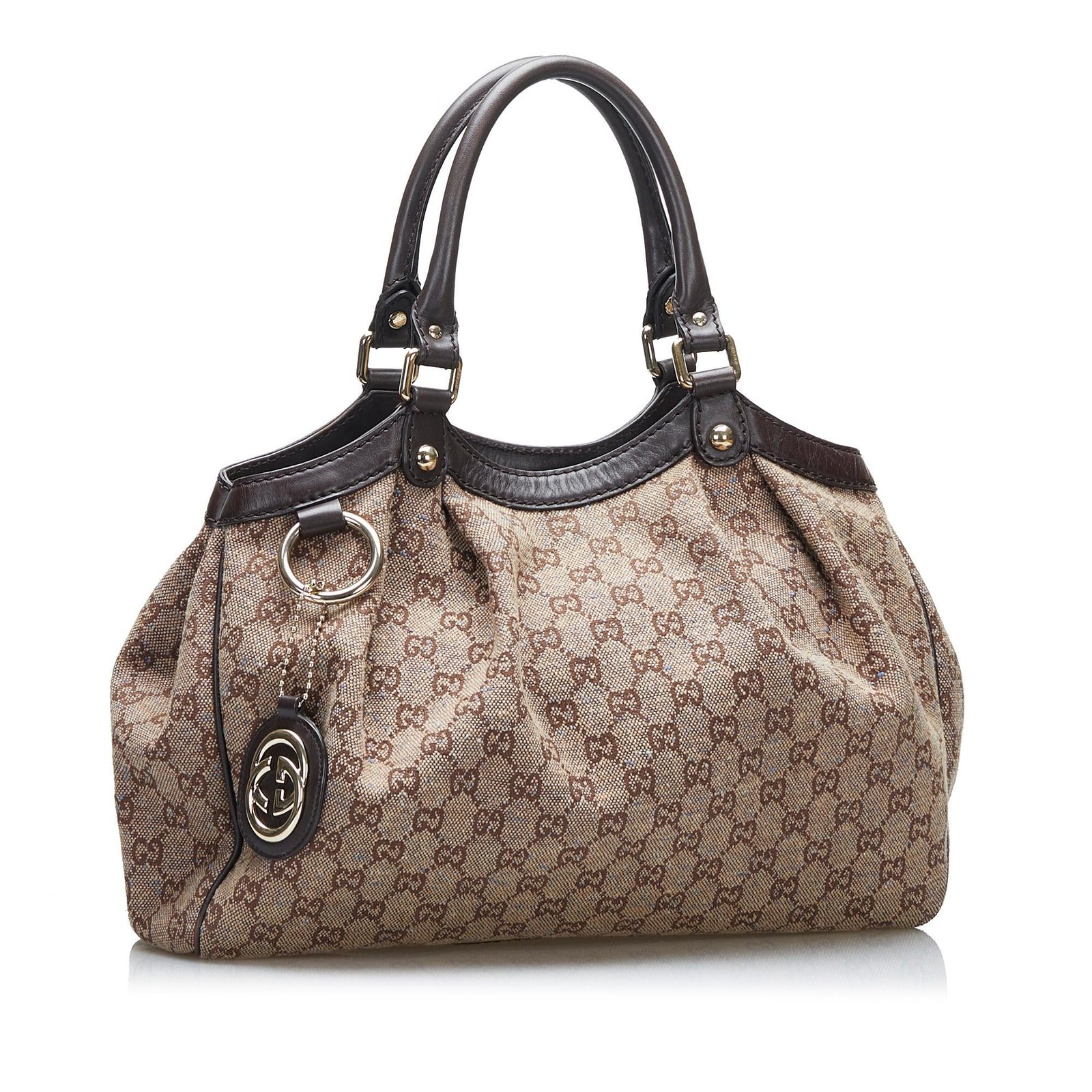 Gucci GG Canvas Sukey (SHG-9YbwGD) | AlmaBagz