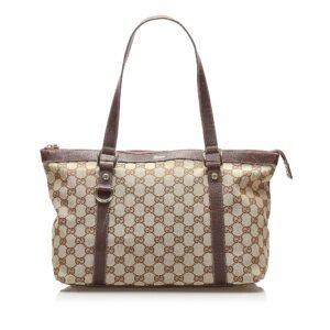 Gucci GG Canvas Tote Bag (SHG-13538) | AlmaBagz