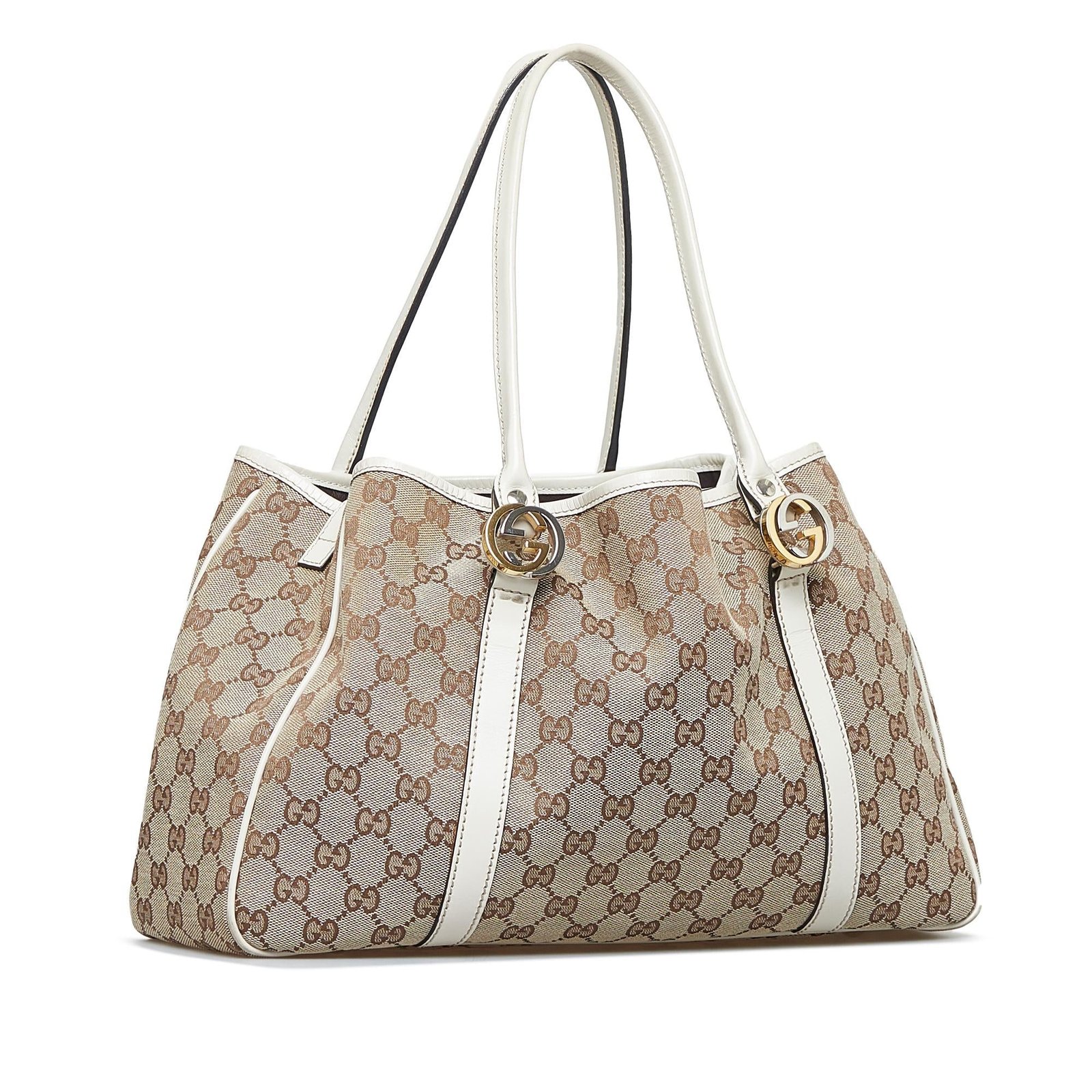 Gucci GG Canvas Twins Tote (SHG-04seb8) | AlmaBagz