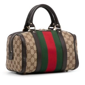 Gucci GG Canvas Web Joy Boston (SHG-8ig8N6) | AlmaBagz