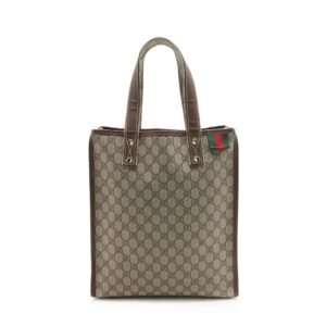 Gucci GG Canvas Web Loop N/S Shopping Tote (SHF-12766) | AlmaBagz