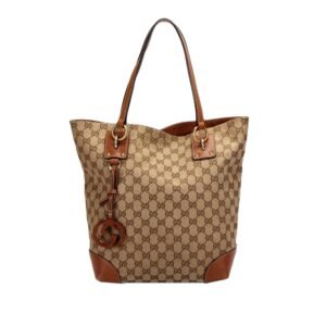 Gucci GG Charm Canvas Tote Bag | AlmaBagz