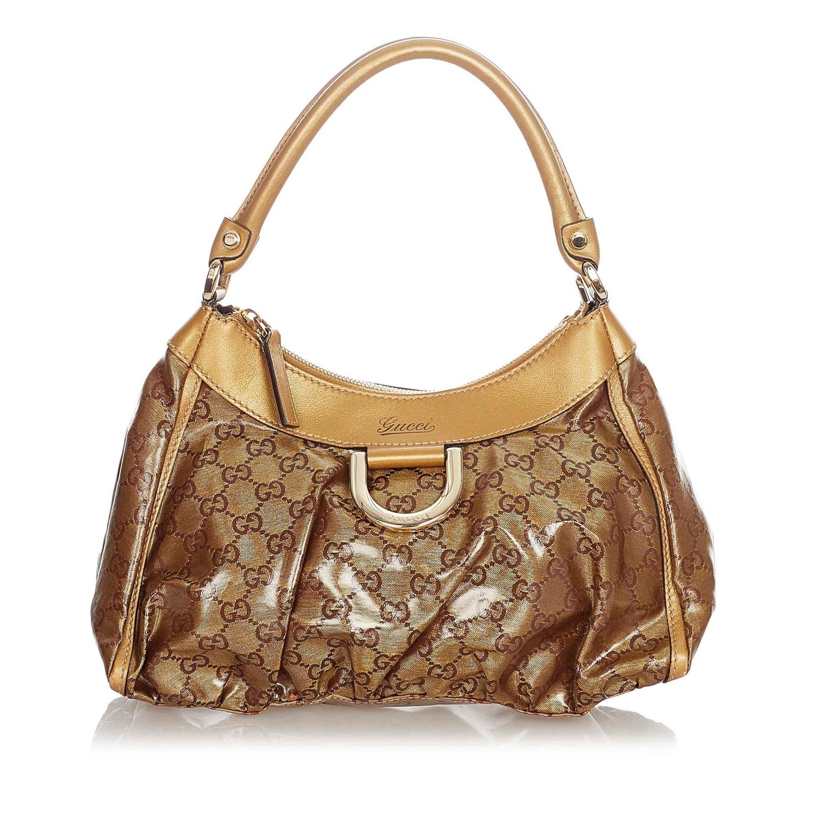 Gucci GG Crystal Abbey D-Ring Shoulder Bag | AlmaBagz