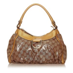 Gucci GG Crystal Abbey D-Ring Shoulder Bag | AlmaBagz