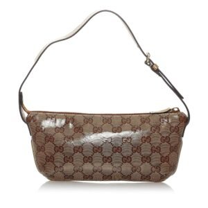 Gucci GG Crystal Baguette | AlmaBagz