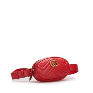 Gucci GG Marmont Matelasse Belt Bag (SHG-O8LhMP) | AlmaBagz