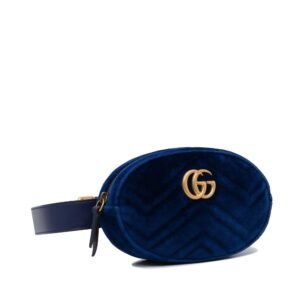 Gucci GG Marmont Velvet Belt Bag (SHG-SXEuAt) | AlmaBagz