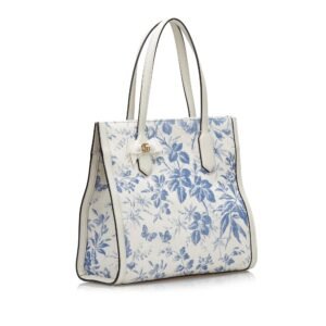 Gucci GG Ribbon Herbarium Tote (SHG-Lst5EU) | AlmaBagz