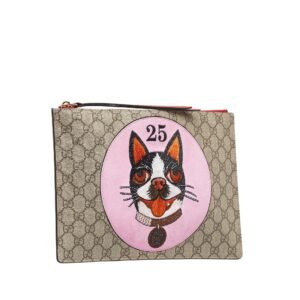 Gucci GG Supreme Bosco Clutch (SHG-ikvRoS) | AlmaBagz