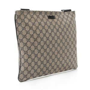 Gucci GG Supreme Classic Flat Medium Messenger Bag (SHF-rHNsr9) | AlmaBagz