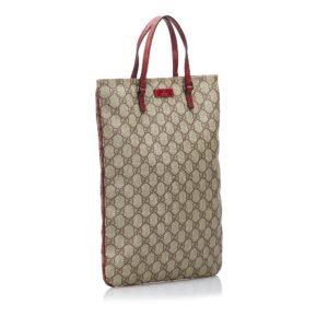 Gucci GG Supreme Flat Vertical Tote (SHG-AwXevK) | AlmaBagz
