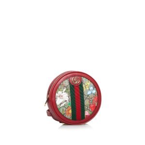 Gucci GG Supreme Flora Ophidia Round Backpack (SHG-hwt1rn) | AlmaBagz