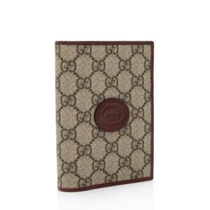 Gucci GG Supreme Interlocking G Passport Cover (SHF-mQsJIh) | AlmaBagz