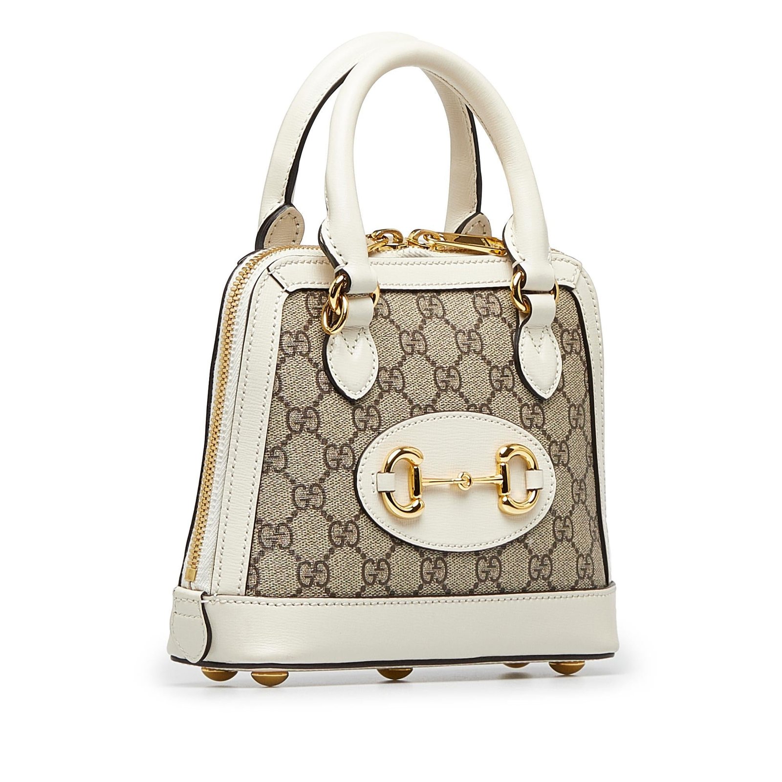 Gucci GG Supreme Mini Horsebit 1955 Satchel (SHG-Ah0ZmR) | AlmaBagz