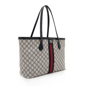 Gucci GG Supreme Ophidia Medium Shopping Tote (SHF-I4F76i) | AlmaBagz
