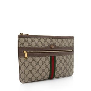 Gucci GG Supreme Ophidia Zip Pouch (SHF-KmZkGJ) | AlmaBagz