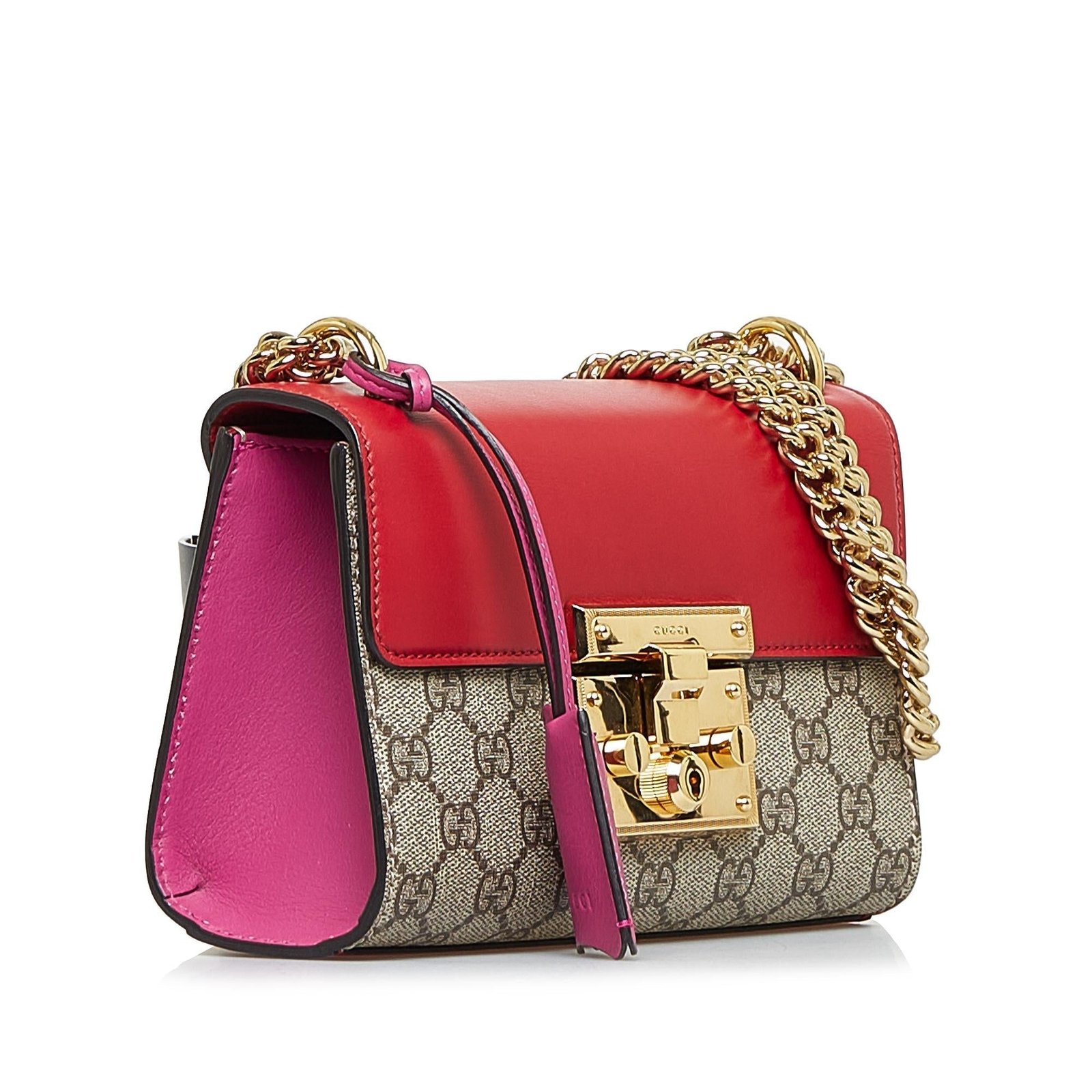 Gucci GG Supreme Padlock Shoulder Bag (SHG-vUf0Tt) | AlmaBagz