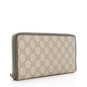 Gucci GG Supreme Zip Around Wallet (SHF-5KQFS4) | AlmaBagz
