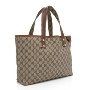 Gucci GG Supreme Signature Web Loop Medium Tote (SHF-ll8U5X) | AlmaBagz