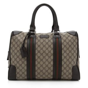 Gucci GG Supreme Web Briefcase Tote (SHF-13472) | AlmaBagz