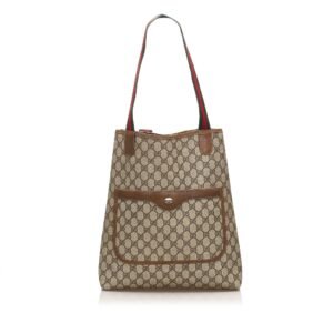 Gucci GG Supreme Web Tote Bag (SHG-13536) | AlmaBagz