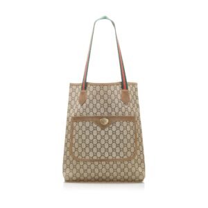 Gucci GG Supreme Web Tote Bag (SHG-16893) | AlmaBagz