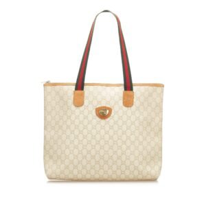 Gucci GG Supreme Web Tote Bag (SHG-18420) | AlmaBagz