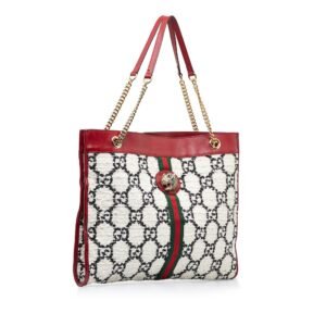 Gucci GG Tweed Rajah Web Tote (SHG-P1EybE) | AlmaBagz