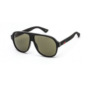 Gucci GG0009S Sunglasses Black / Green (S) | AlmaBagz