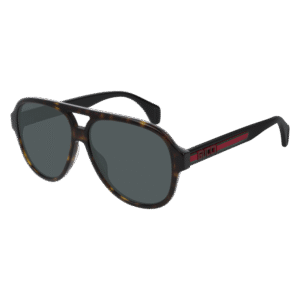 Gucci GG0463S Sunglasses Havana / Green (S) Unisex | AlmaBagz