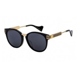 Gucci GG0586SA Sunglasses Gold / Grey (S) Unisex | AlmaBagz