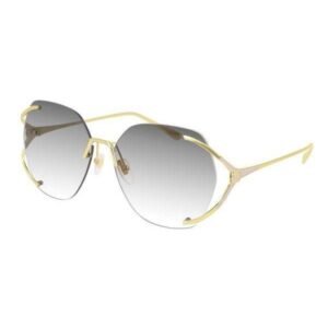 Gucci GG0651S Sunglasses Gold / Grey Gradient Unisex (S) | AlmaBagz