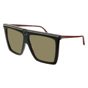 Gucci GG0733S Sunglasses Green / Green Unisex (S) | AlmaBagz