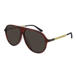Gucci GG0829SA Sunglasses Havana / Brown (S) | AlmaBagz