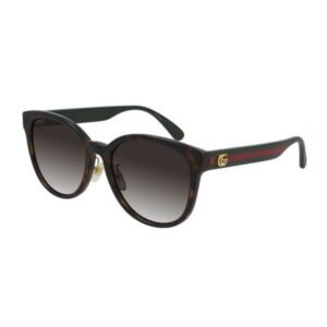 Gucci GG0854SK Sunglasses Havana / Brown Gradient (S) Women's | AlmaBagz