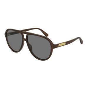 Gucci GG0935S Sunglasses Brown / Blue (S) | AlmaBagz