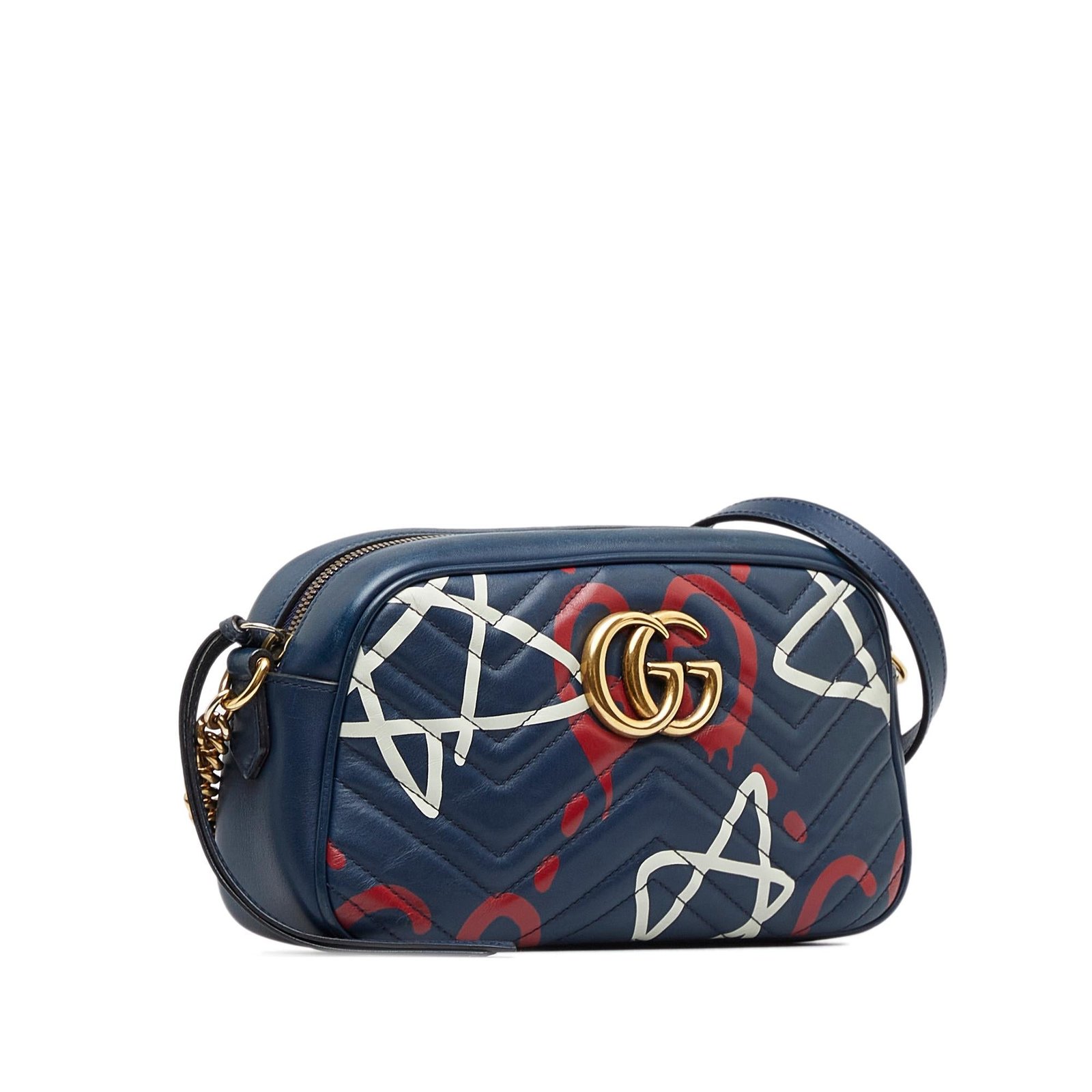 Gucci Gg Marmont Gucci Ghost Matelasse Crossbody (SHG-HLQeUH) | AlmaBagz