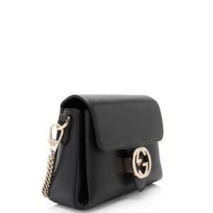 Gucci Grained Calfskin Interlocking G Small Crossbody Bag (SHF-lys74k) | AlmaBagz