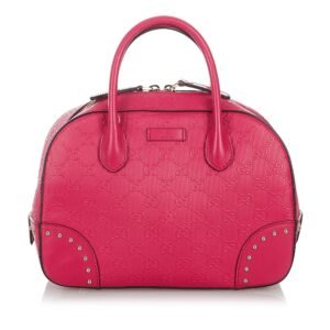 Gucci Guccissima Bright Leather Satchel | AlmaBagz