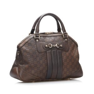 Gucci Guccissima Horsebit Catherine Satchel (SHG-ZAtsDg) | AlmaBagz