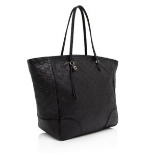 Gucci Guccissima Leather Bree Zip Medium Tote (SHF-Y3wwCh) | AlmaBagz