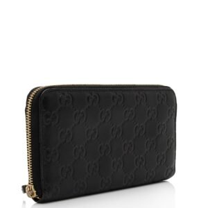 Gucci Guccissima Leather Zip Around Wallet (SHF-Vmk13c) | AlmaBagz