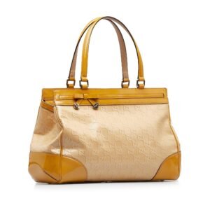Gucci Guccissima Patent Leather Mayfair Handbag (SHG-JsaISF) | AlmaBagz