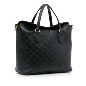 Gucci Guccissima Signature Linea A Foldover Satchel (SHG-VFVOAb) | AlmaBagz