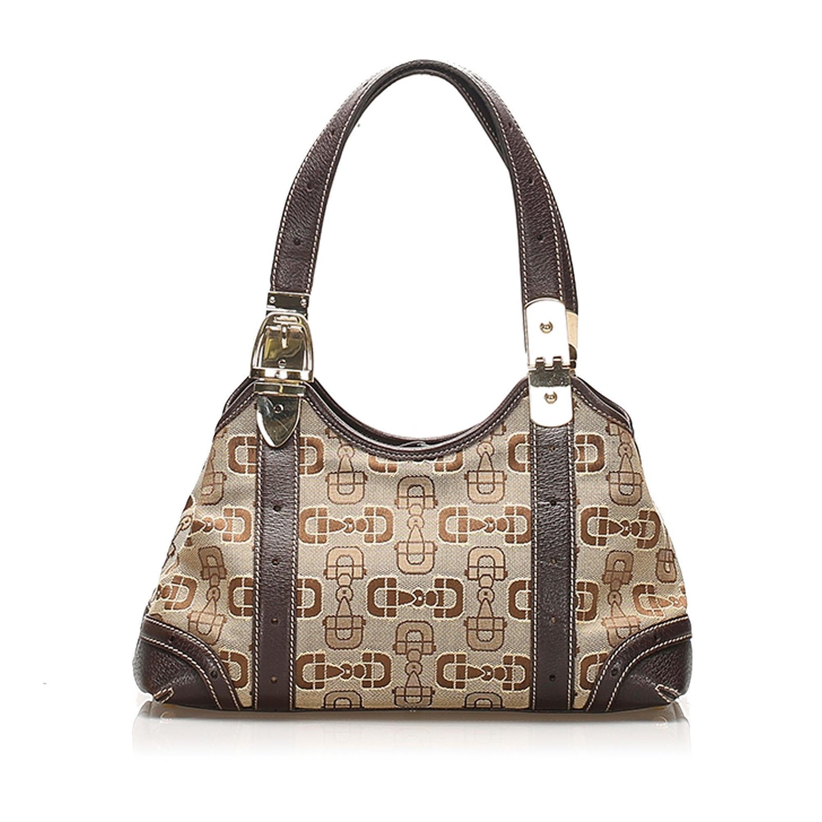 Gucci Horsebit Canvas Tote Bag (SHG-13910) | AlmaBagz